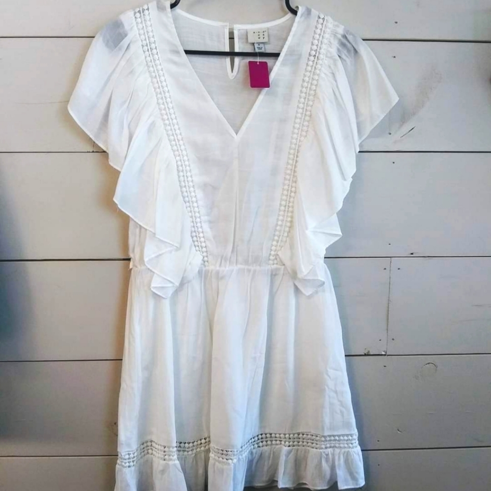 White sun dress